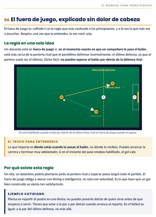 El Mundial para principiantes: guía fácil para entender y disfrutar cada partido