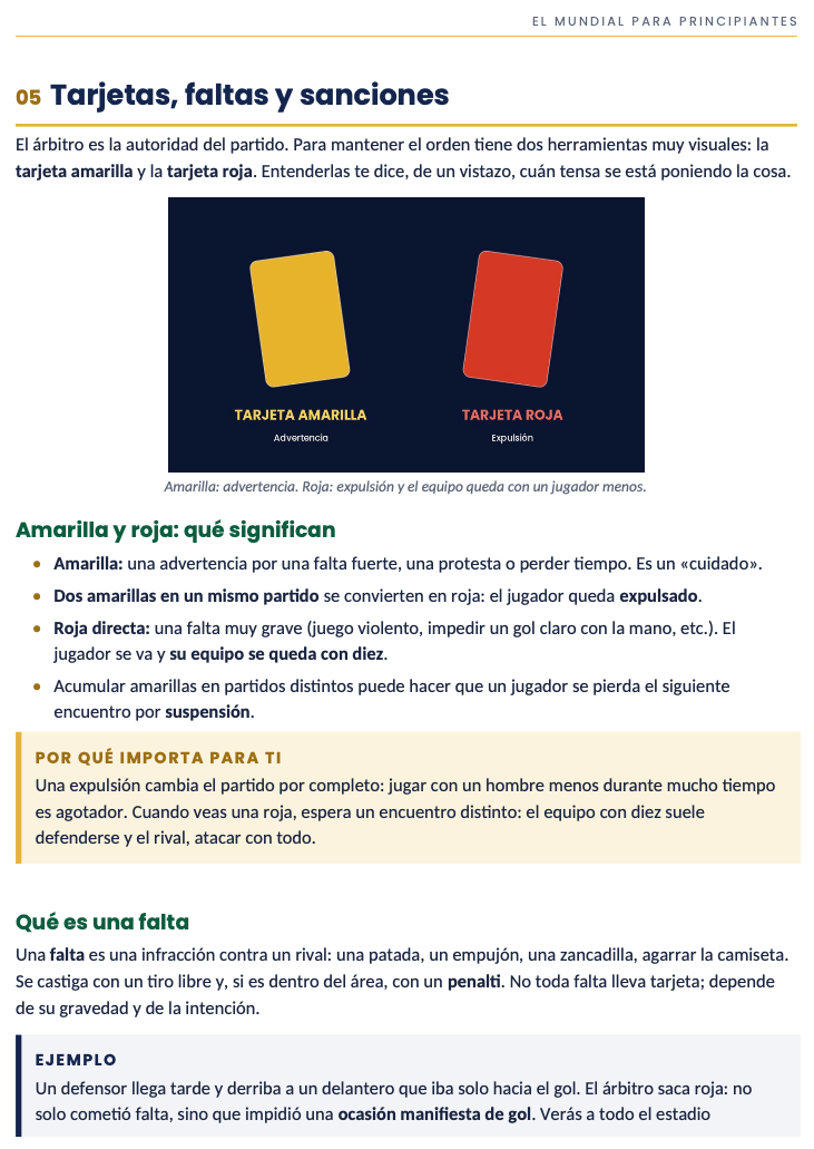 El Mundial para principiantes: guía fácil para entender y disfrutar cada partido